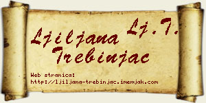 Ljiljana Trebinjac vizit kartica